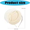 Tulle Floral Hair Clip Fascinator Hat For Masquerades Party Wedding Event And Daily Elegant Clip On Hat for Photography