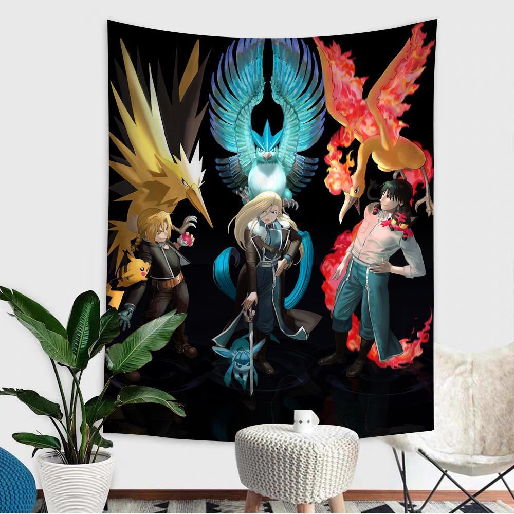 Fullmetal Alchemist Anime Tapestry Art Science Fiction Room Home Decor Wall Art Decor