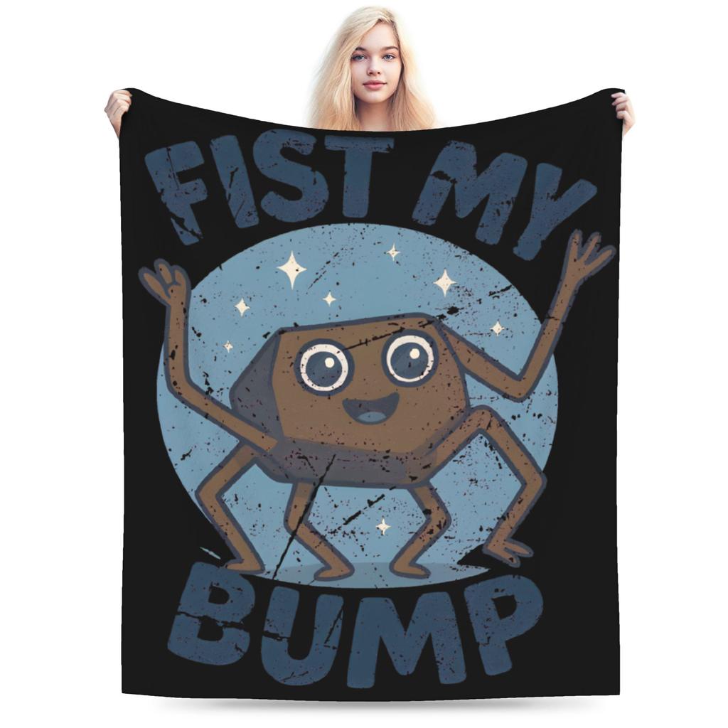 Rockys Project Hail Mary Fists My Bump Aliens Comic Blanket Fleece Air Conditioning Throw Blanket for Sofa Bedroom Bedspread