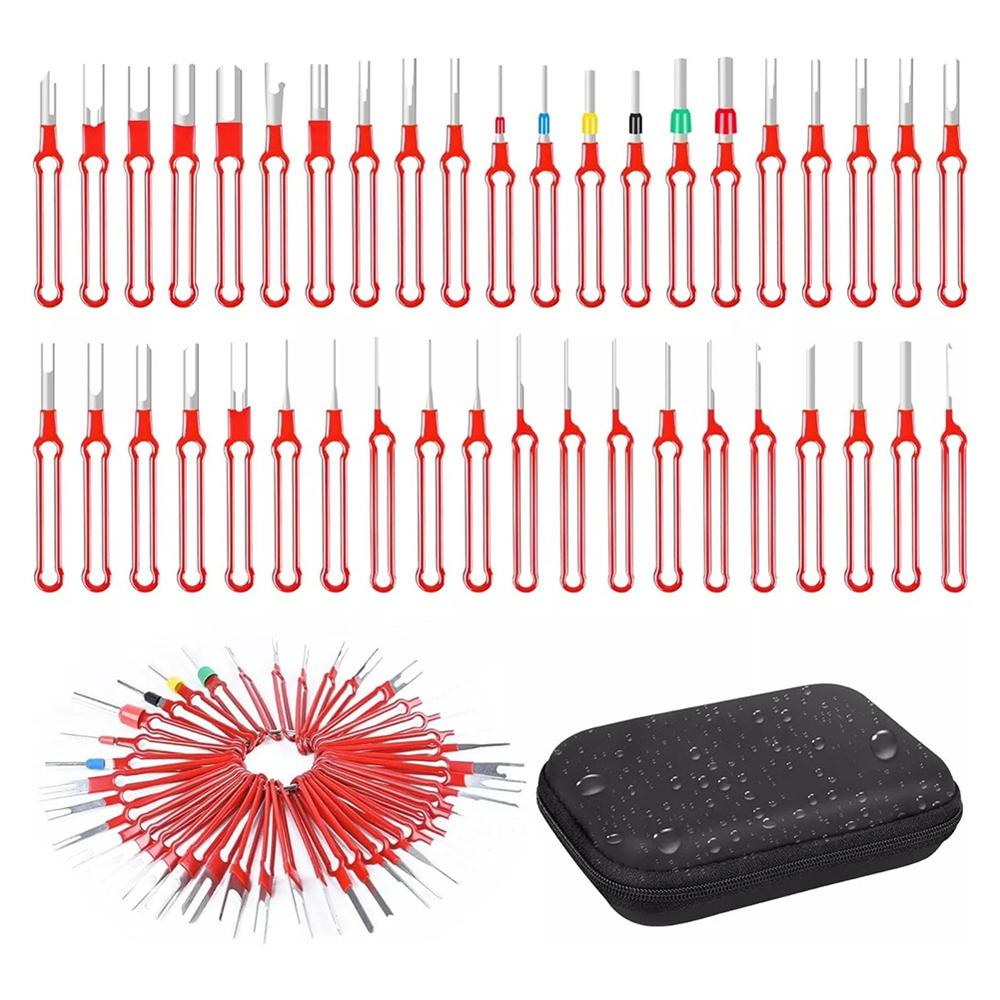 41Pcs Pin Ejector Wire Extractor Connector Puller Car Terminal Removal Tool Kits