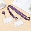 Multifunctional Lovely Adjustable ID Business Case Retractable Card Holder Bank Credit Card Name Badge Holder Protective Type