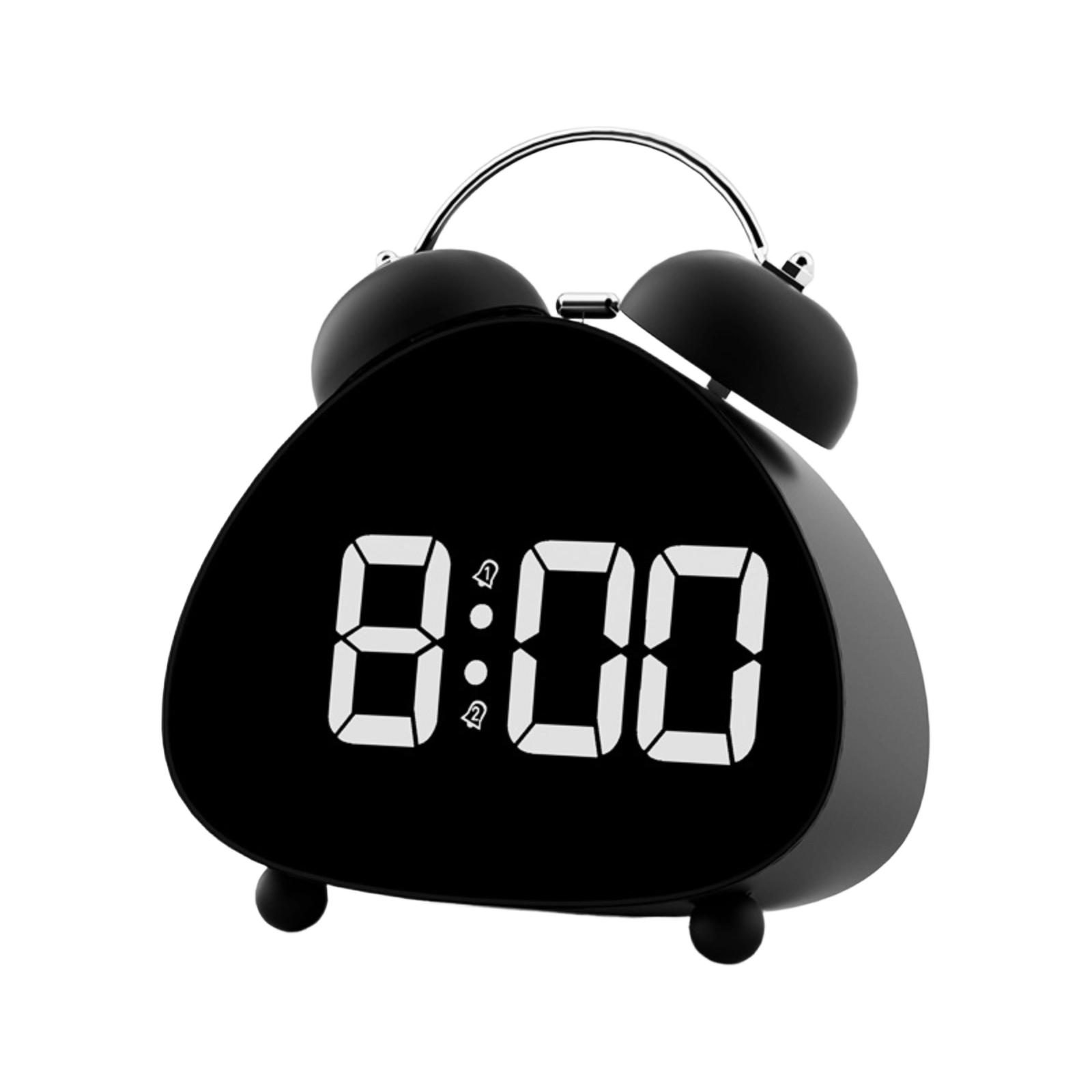 Creative Wake-up Desktop Display Multifunctional Clock Intelligent Desk Clock чёрный
