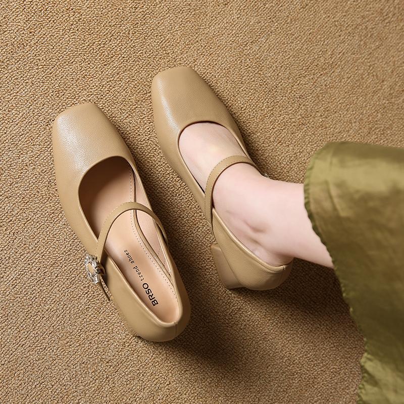 

Fashion Rhinestone Woman Pumps Block Heels Women s Shoes Thick with Mid Heel Ladies Elegant Banquet Shoes Zaptos Mujer 40