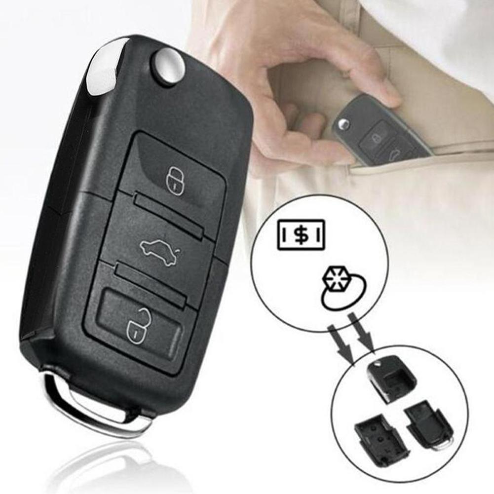 Für VW VOLKSWAGEN Jetta Tiguan Golf Mk6 Caddy Eos Skoda Toledo Bora Sagitar Polo Passat Käfer Flip Remote Key Shell