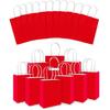 qiqee 24PCS Medium Gift Bag with Handles Bulk 11"x5"x8" Gift Bags Red Bags Multiple Uses (Medium Size)