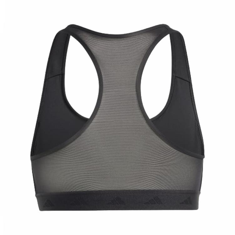 adidas Powerreact Training Hyperglam Logo Stripe Pattern Outdoor Casual Sports Underwear Women Underwear Black IS4503