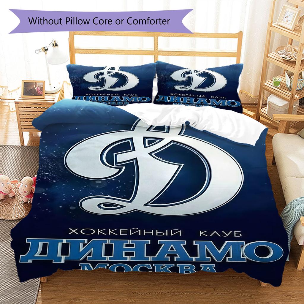 Dynamo Moscow Valor Bedding Quilt Set Quilt Cover Pillowcase Home Decoration Birthday Gift (1 * duvet cover + 2 * pillowcase, without core)