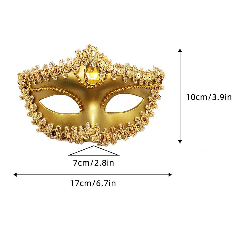 Venetian Masquerade Mask Women Eye Mask Cosplay Prom Props Nightclub Face Mask Party Needs Accessory