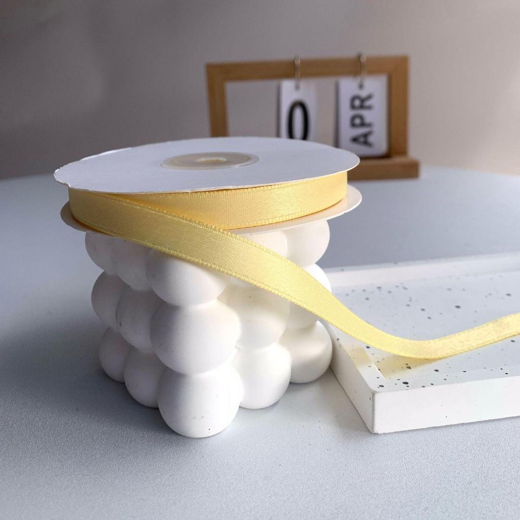 Korejská polyester-bavlna matná stuha pro DIY mašle a vlasové doplňky, 1 cm