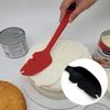 New Integrated Silicone Spatula Food Grade Silicone Kitchen Baking Tools Heat Resistant Black Non Stick Cookware Cooking Tools