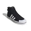 adidas Neo Bravada Mid Canvas Lace-Up Non-Slip High-Top Skate Shoes Men Sneakers Black White FX9064