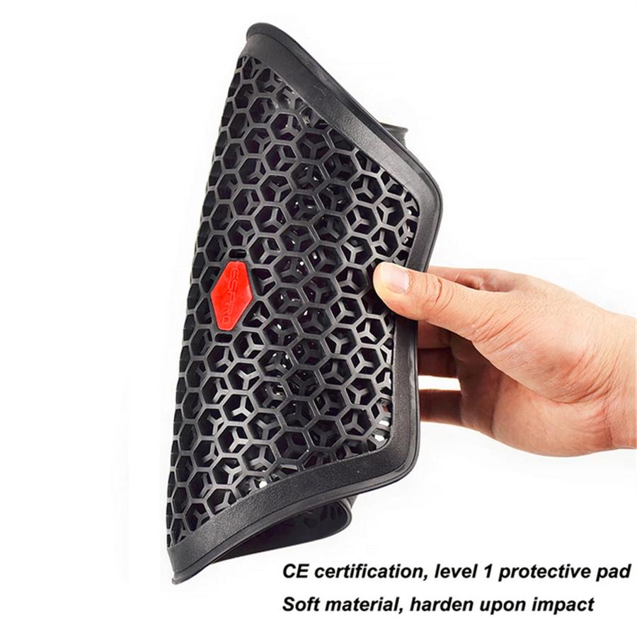 Erweiterter Nitrilkautschuk CE-geprüfter Motorrad-Rückenprotektor Pad-Einsatz Rüstung