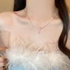 Dopamine Color Butterfly Pearl Necklace Female Sweet Design Clavicle Chain Unique Personality Neck Chain Accessories