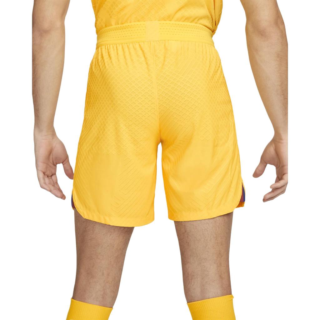 Nike F.C. Barcelona 2023/24 Match Fourth Moisture Wicking Comfortable Soccer Pants Men pants Yellow DR5078-728