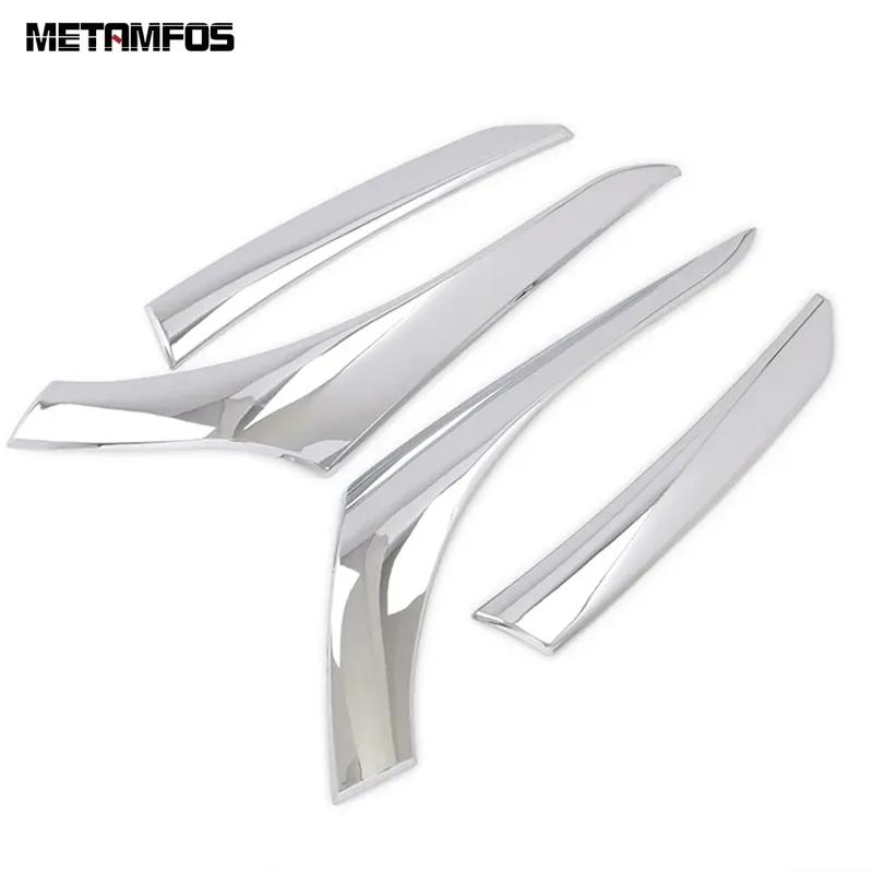 Rear Light Lamp Eyelid Eyebrow For Mitsubishi Outlander 2016-  Chrome Taillight Strip Trim Bezel Accessories Car Styling