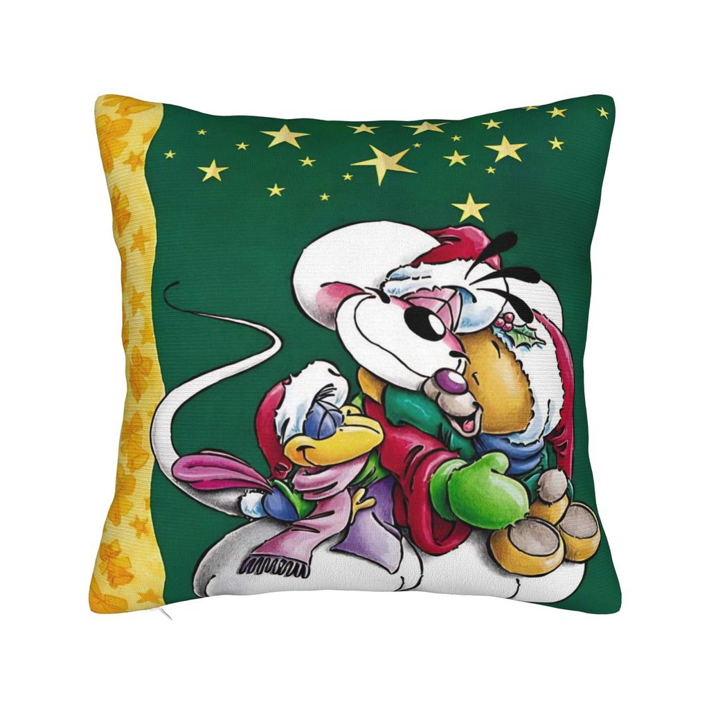 Cartoon D-Diddl Pillowcases  Vintage Pillow Case For Living Room Chair Soft Pillow Cover