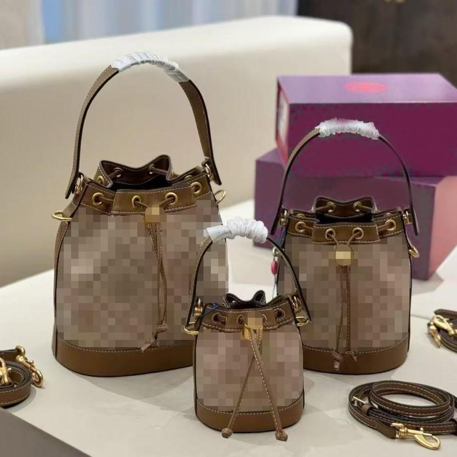 

Женская сумка-ведро TB 2025 с принтом, на плечо и через плечо - Модная, универсальная повседневная сумка-тоут 11 cm темно-коричневого