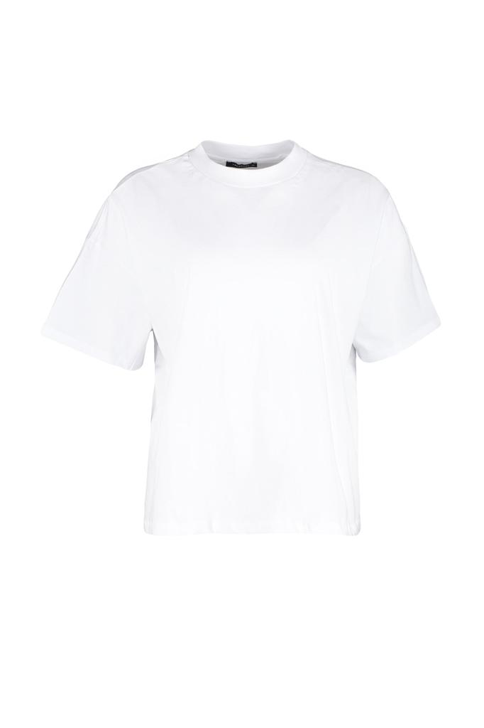 Tricou de bază tricotat de bază cu guler cu guler, stil de damă, albastru marin