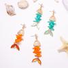 European and American summer beach vacation ocean wind tropical fish fish earrings fresh, sweet and cute women's earrings