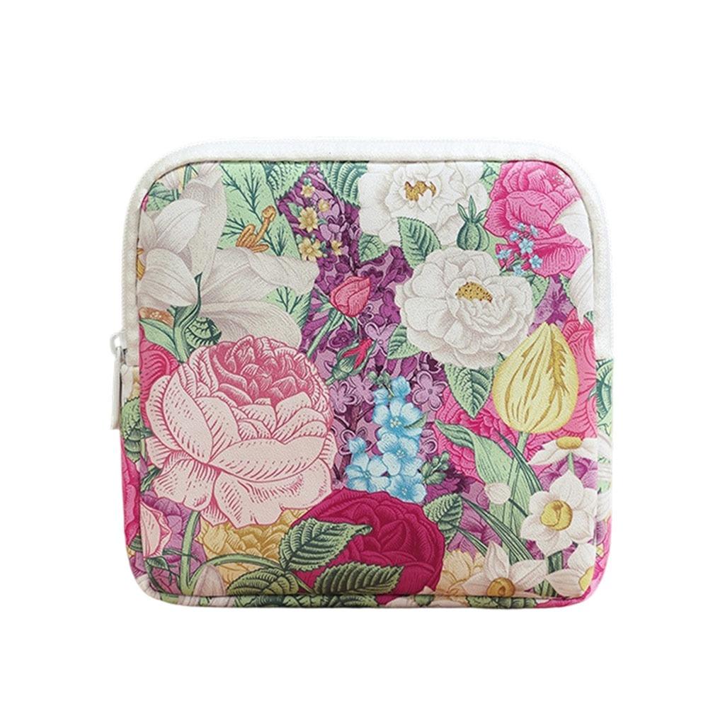 Creative Zipper Pouch Sanitary Pads Bag Large Capacity Multipurpose Cosmetic Bag Coin Purse Travel