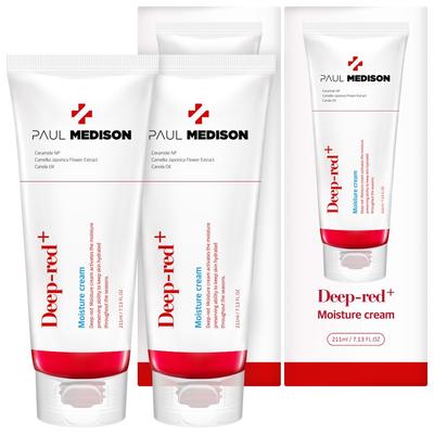 Paul Madison Crema Viso Idratante Profonda Rosso Intenso, 211ml, 2 unità