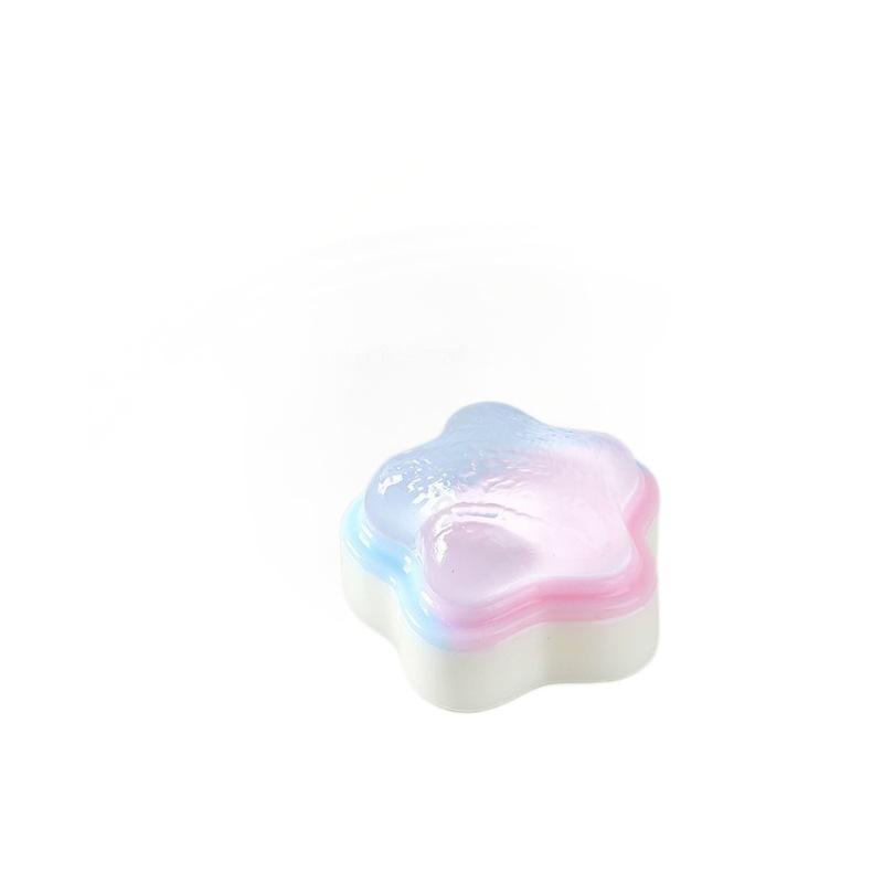 Star Shaped Squishy Fidget Toy Soft Slow Rebound Cute Gradient Color For Stress Relief Home Office Kids Party Favors