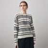 Komong Boka Women's Sleeveless Striped Cashmere Sweater
