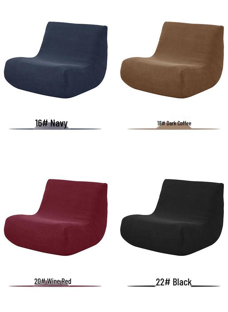 Thickened Corn Kernel Pattern Fully Enclosed Caterpillar Sofa Cover for Single Lazy Chair