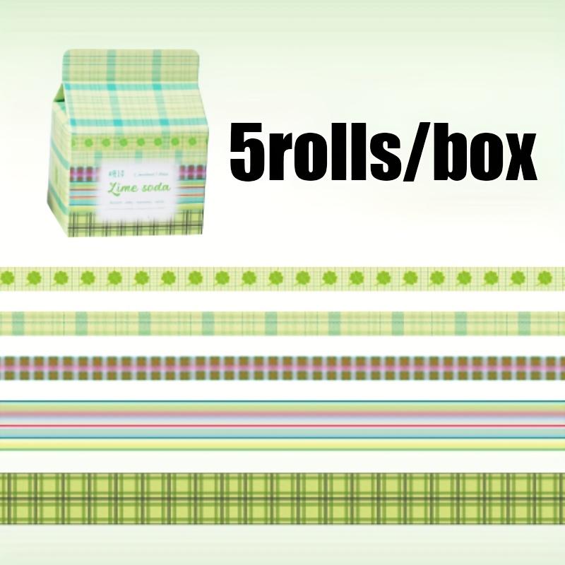 

Mr Paper 5rolls Ancient Early Memories Series Washi Tape Set Handbook Material Collage DIY Diary Calendar Greeting Cards