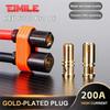 200A Lithium Battery Welding free Connector 8AWG REB 6808 PRO D6 Gold-plated Plug Socket 6mm 200A Banana Male Female Connector