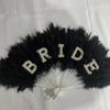 1pc Elegant Feather Hand Fan  Weddings  Parties Versatile Photo Prop Home Decor - Ideal Anniversary  Gift
