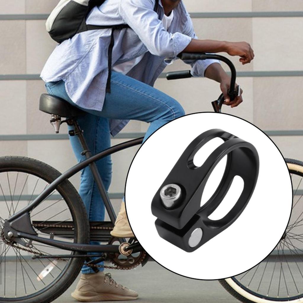Seat Post Clamp, Easy Installation for Accessories Track DH Folding Bikes, Lightweight