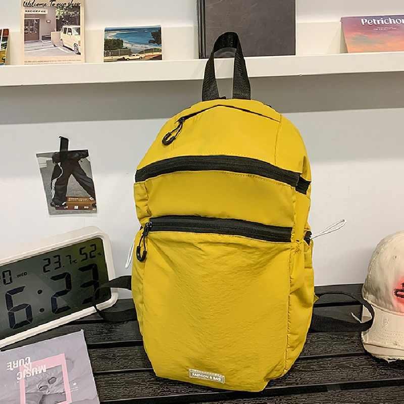 Nylon Casual Lightweight Small Backpack With Ventilated Straps For Travel Hiking