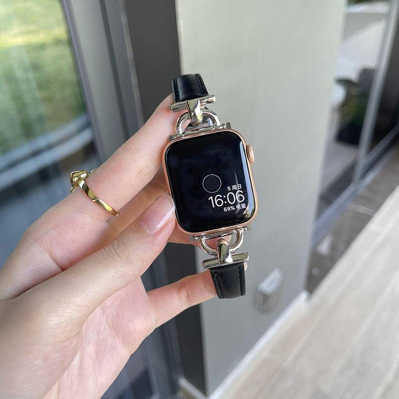 

Дизайнерский ремешок для Apple Watch Band 45 мм 44 мм Ultra 49 мм 38-40-42-41 мм 100% браслет из натуральной кожи iWatch Series 8 7 SE 6 5 4 3 42mm 44mm 45mm 49mm