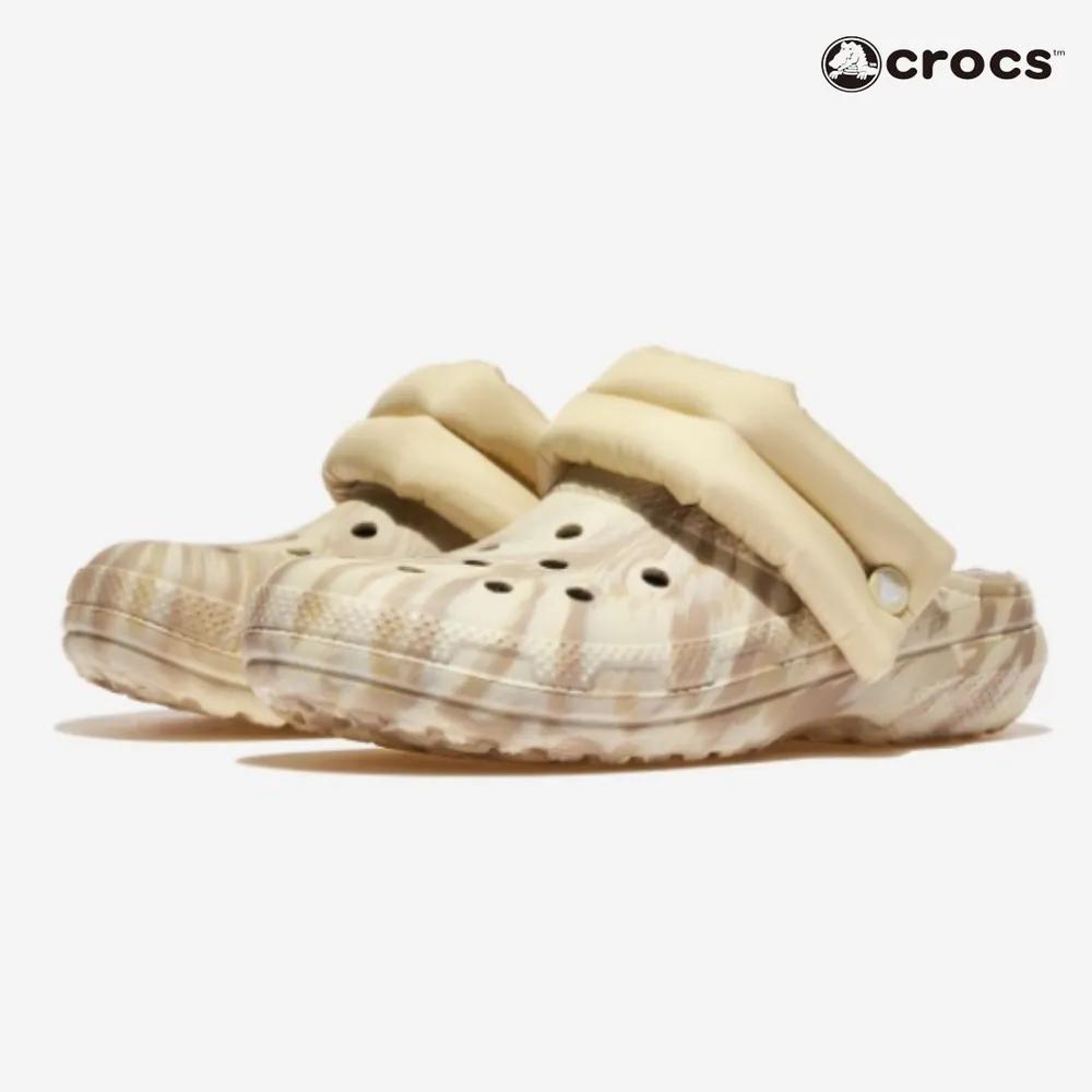 Authentic Crocs Unisex Puff Strap Fur-lined Crocs Winter Slippers Winter Boots 260