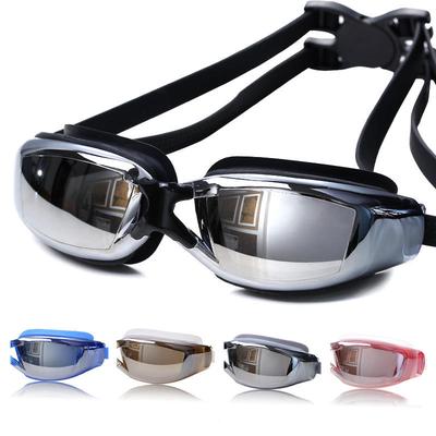 Schwimmbrille für Männer und Frauen, Antibeschlag, professionelle Erwachsene, wasserdicht, Schwimmbecken, Brillen, verstellbar, optische Taucherbrille