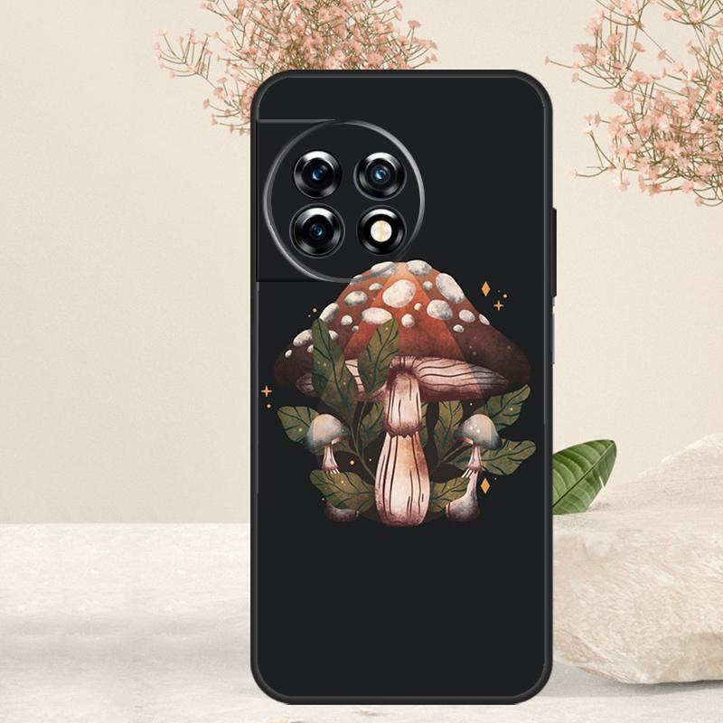 

Mushroom Aesthetic Case For OnePlus 12 11 10 9 Pro 12R 10R 10T 8T 9R Nord 2T N10 N20 N30 CE 2 3 Lite CE4 Cover OnePlus 12