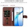 For OnePlus Nord CE4 Lite 5G/Oppo K12x 5G (China) (China) Case Zipper Pocket PU Leather Phone Cover
