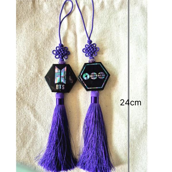 Korean Traditional Norigae - BTS Mother-of-Pearl Norigae, Handmade Limited Edition Concert Souvenir