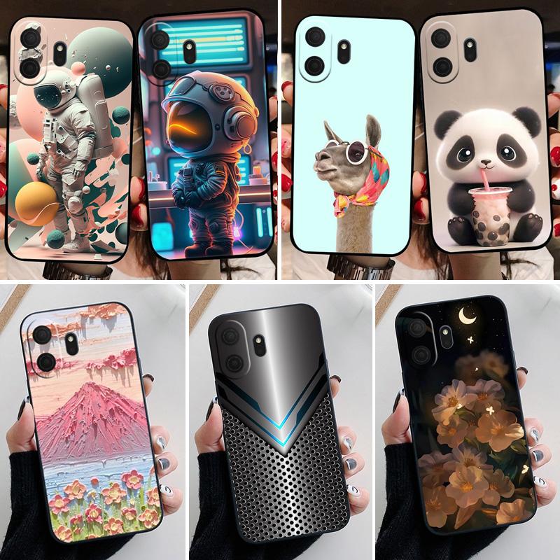 Für TCL Nxtpaper 70 Pro 5G Hülle Astronaut Panda Bemalte Weiche Silikon Rückseiten für TCL Nxtpaper 70Pro Handyhülle etui Fundas