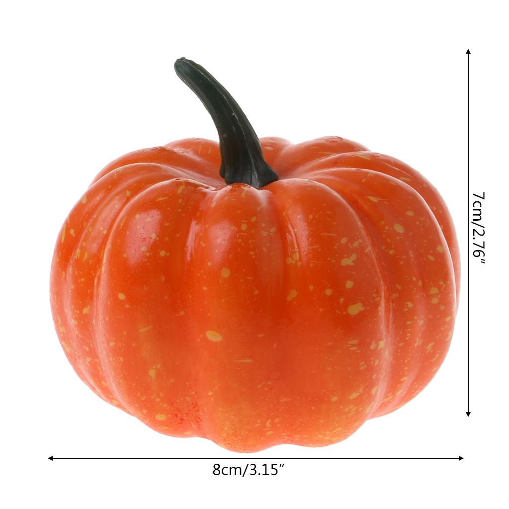 Lifelike Halloween Artificial Pumpkin Fake Fruit Vegetable Home Party Decor