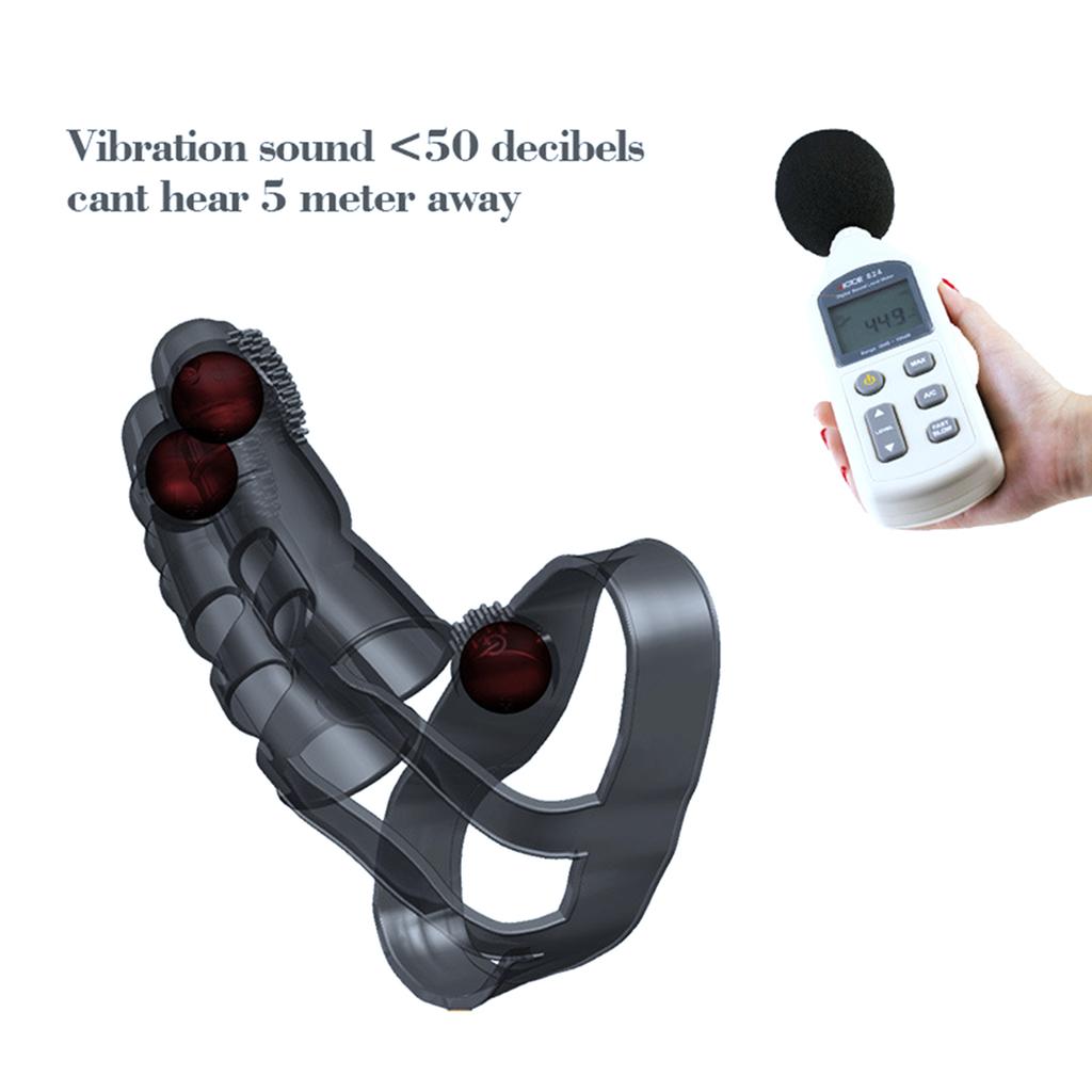 Bærbar fingerhylsevibrator fingertupp G-punktmassasjeapparat Sexleketøy for voksne