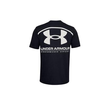 Performance Grand Logo Imprimé T-shirt Manches Courtes d'Entraînement American Vintage Homme Hauts Noir 1357174-001