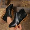 New Autumn/winter Women's Boots, Double Zipper, Plus Size Women's Ankle Boots
