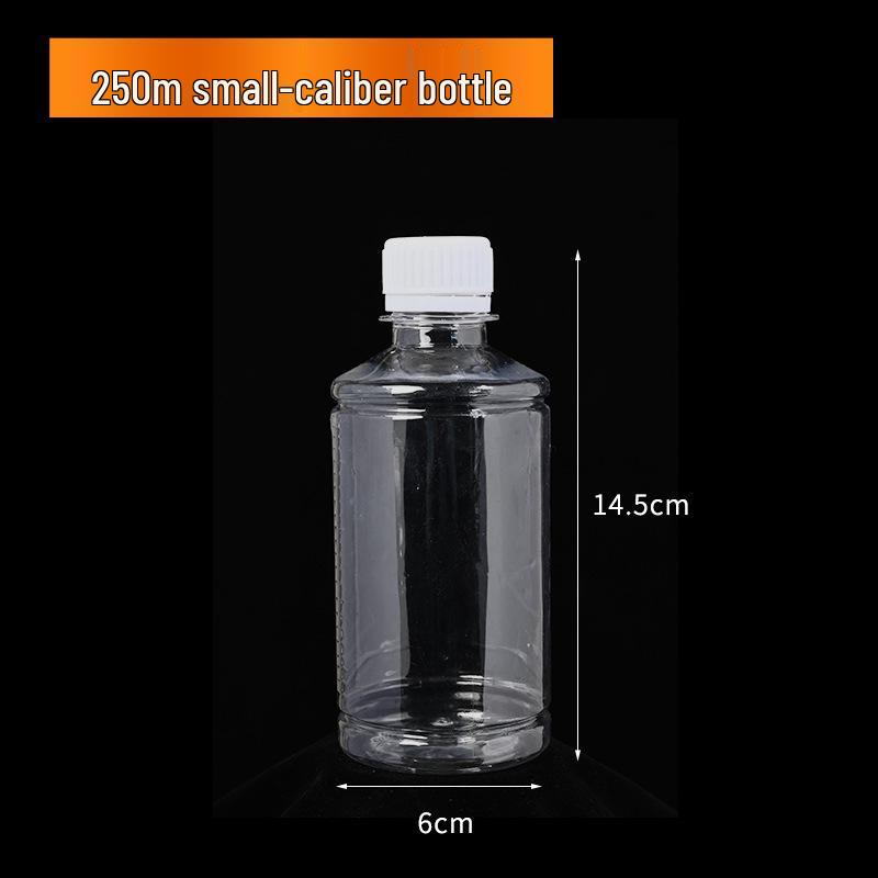 Food Grade PET Polyester Bottle with Tear-off Cap, 100ml/500ml