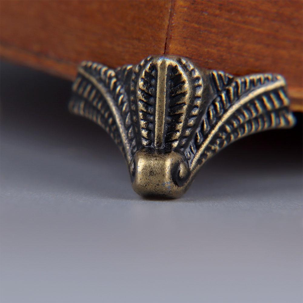 Delicate Box Protector Decorative Furniture Part Hardware Corner Bracket Feet Leg
