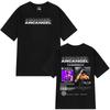 Rapper Arcangel Album Tour T Shirt Men Women Hip Hop Fashion Oversized Short Sleeve T-shirt Casual Gothic Punk Cotton T-shirts