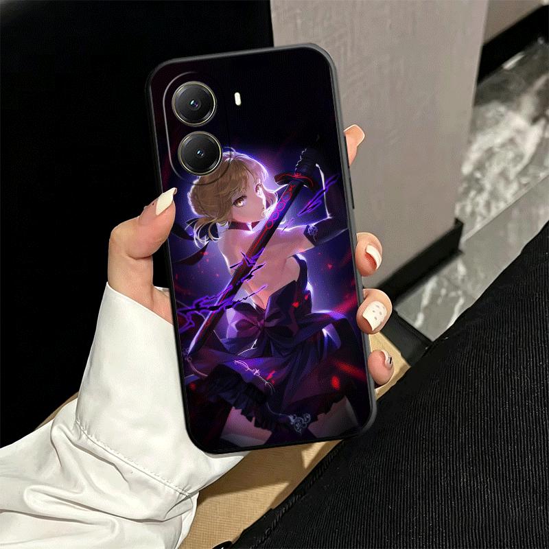 Fate Zero Stay Night Saber Soft Phone Case for Xiaomi Poco X5 X6 X7 X8 Pro Max X3 F7 F8 Ultra M8 M7 M6 M5 Redmi 15 15C 14C 13C 1