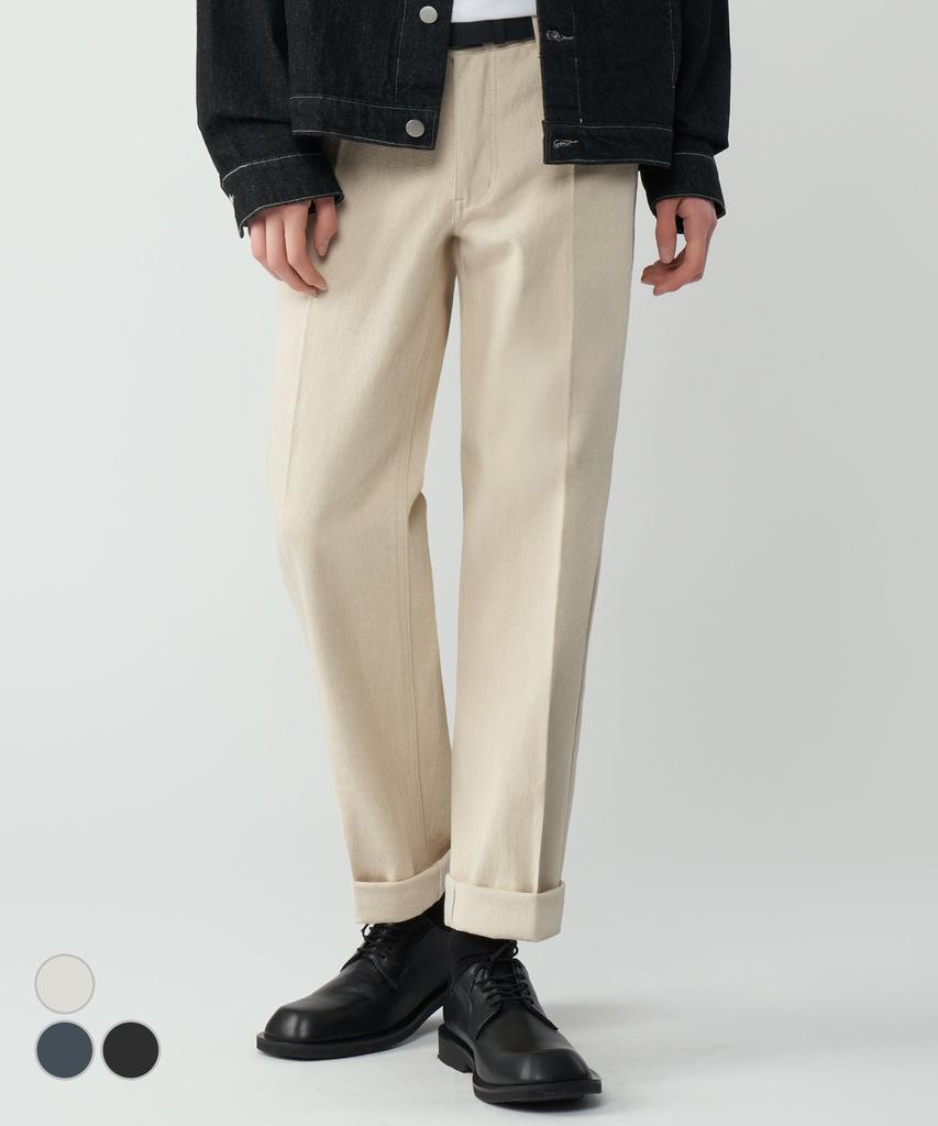 UNTAPPED STUDIO Washed Tapered Fit Denim Pants 3 Colors