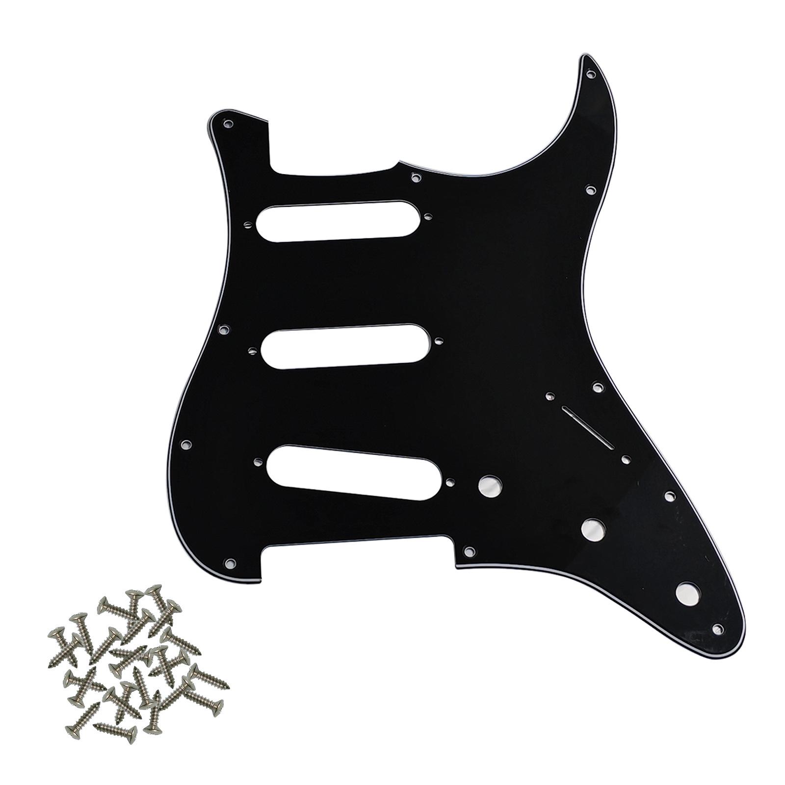 

INTAI11 Retro American ST Guitar Pickguard SSS Single Coil Pickup Scratch Plate